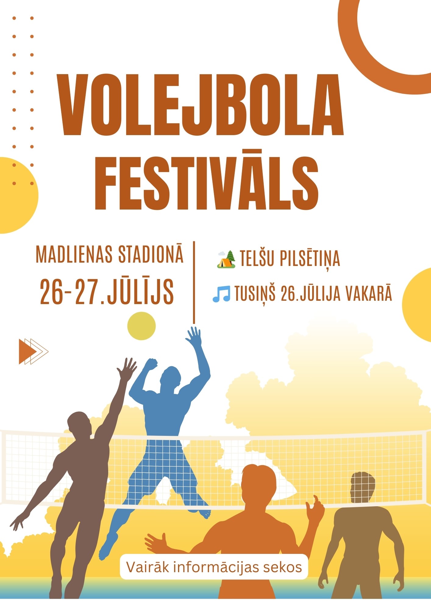 Volejbola festivāls Madlienā