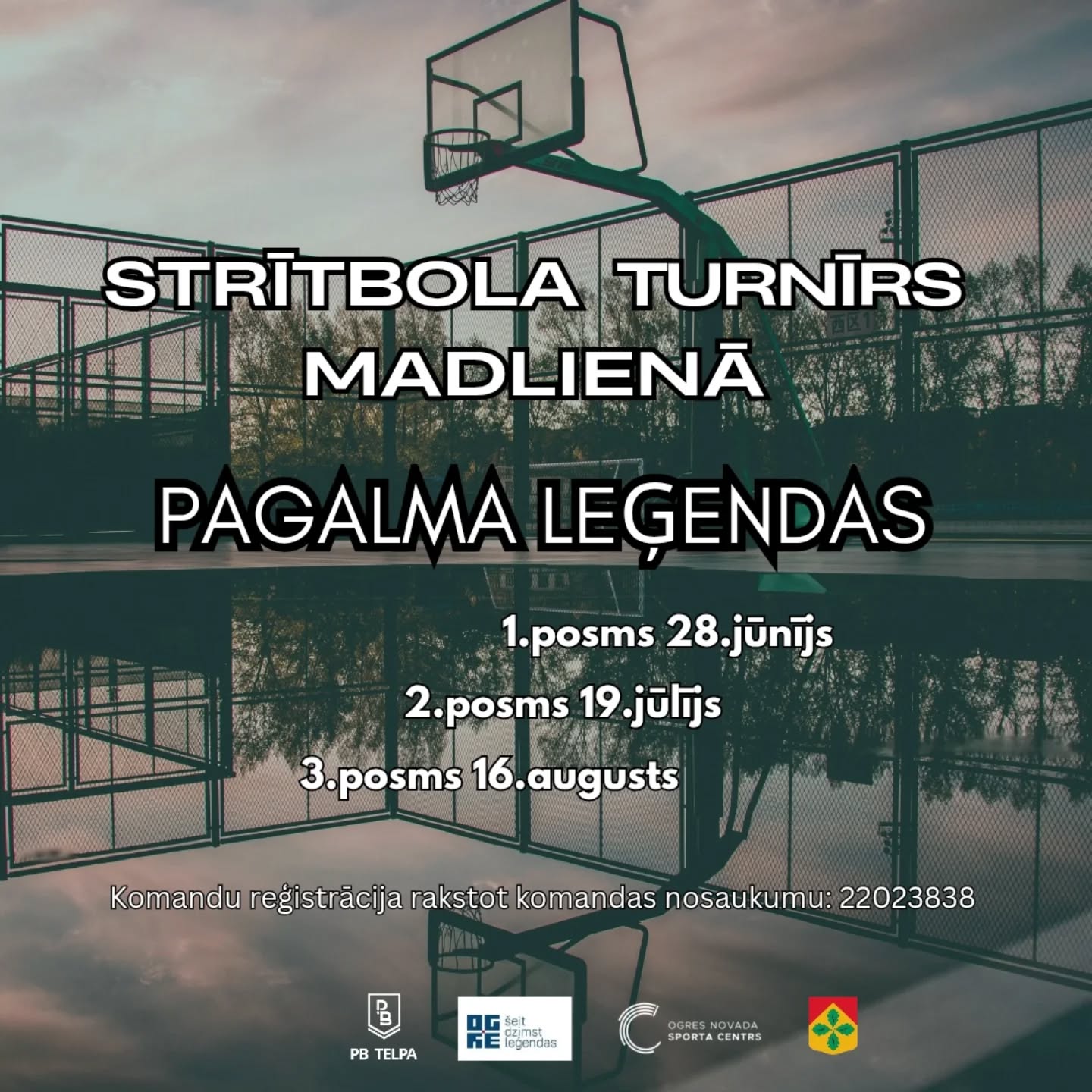 Strītbola turnīrs Madlienā "Pagalma leģendas"