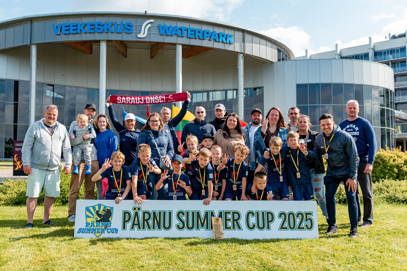 Ogres futbolisti ar labiem rezultātiem startē Pērnavā