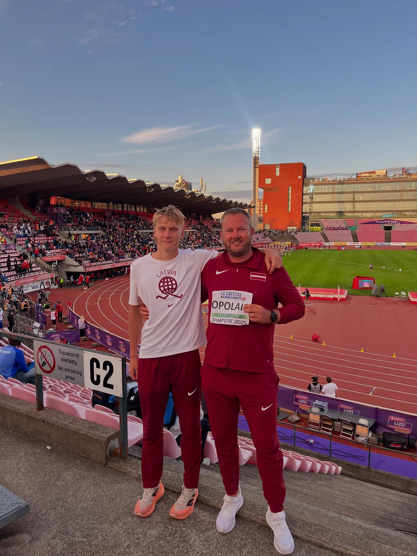 Miks Jānis Opolais izcīna 11.vietu vieglatlētikas desmitcīņā Eiropas U20 čempionātā Somijā