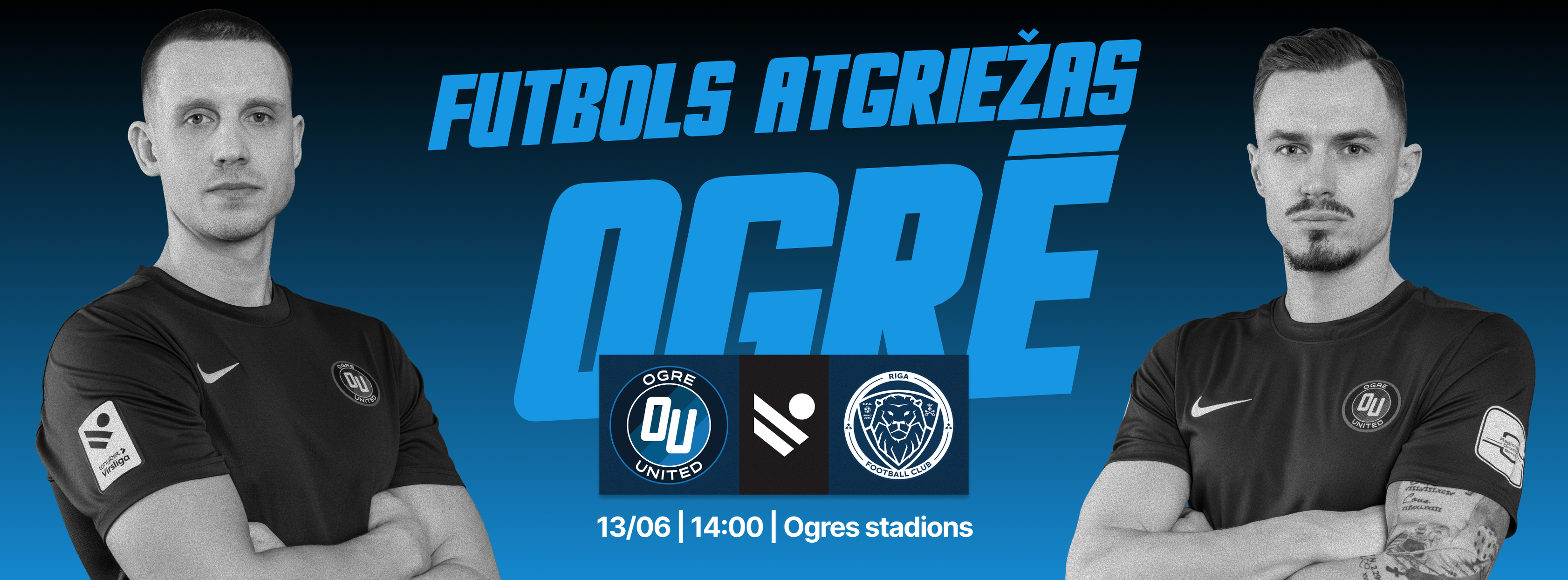 Virslīgas spēle: Ogre United pret Riga FC futbolā