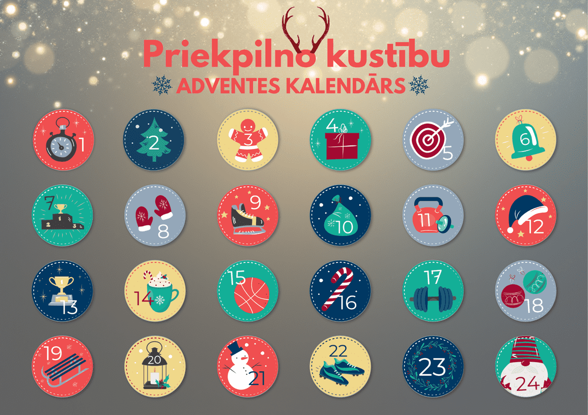 Pievienojies “Priekpilno kustību adventes kalendāram 2025”!