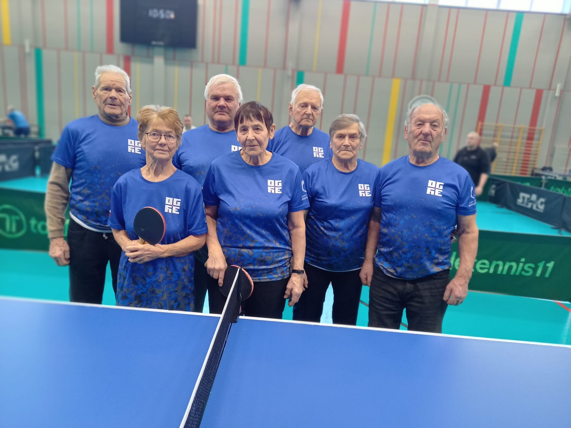 Ogres novada galda tenisistiem medaļu birums 62. LSVS pašvaldību sporta spēlēs