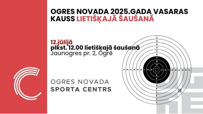 Ogres NSC kauss “Vasara 2025” lietišķajā šaušanā