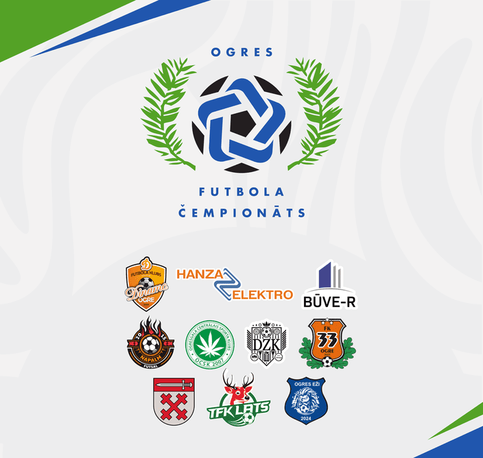 Pēc 7 gadu pauzes - Ogres atklātais telpu futbola čempionāts 2025./2026. gadā