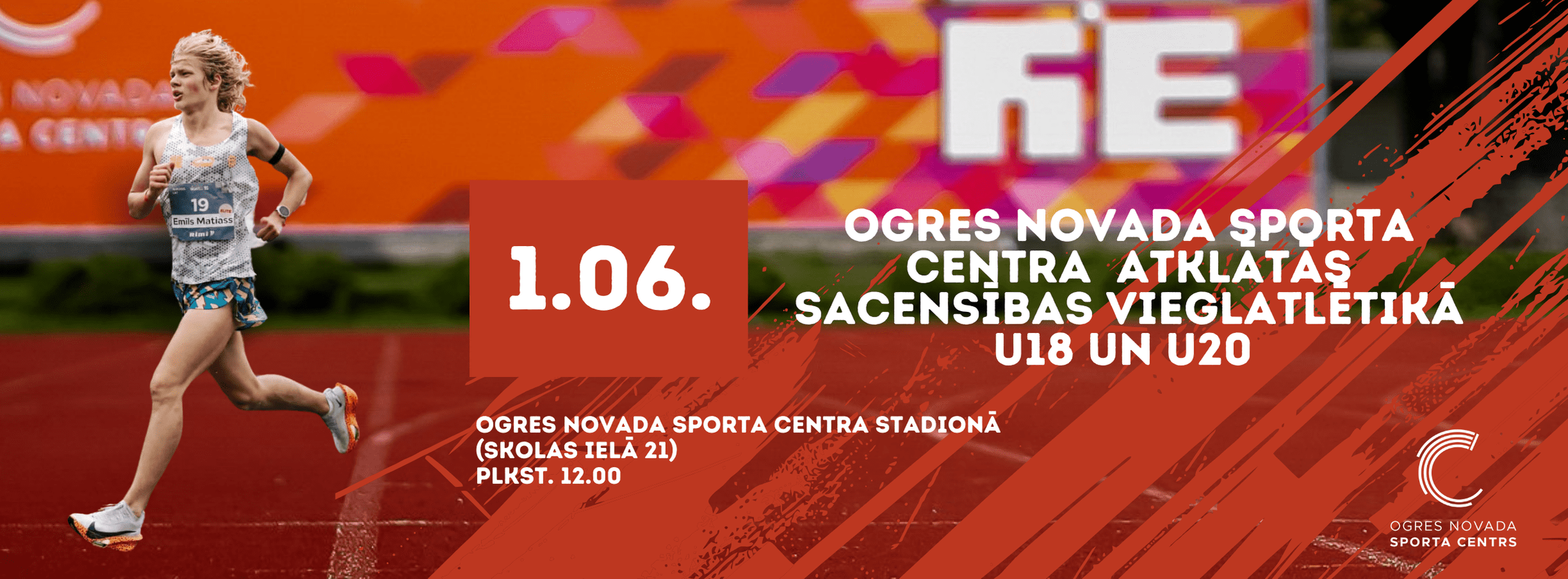 Ogrē norisināsies ONSC atklātās sacensības vieglatlētikā U18 un U20 grupām