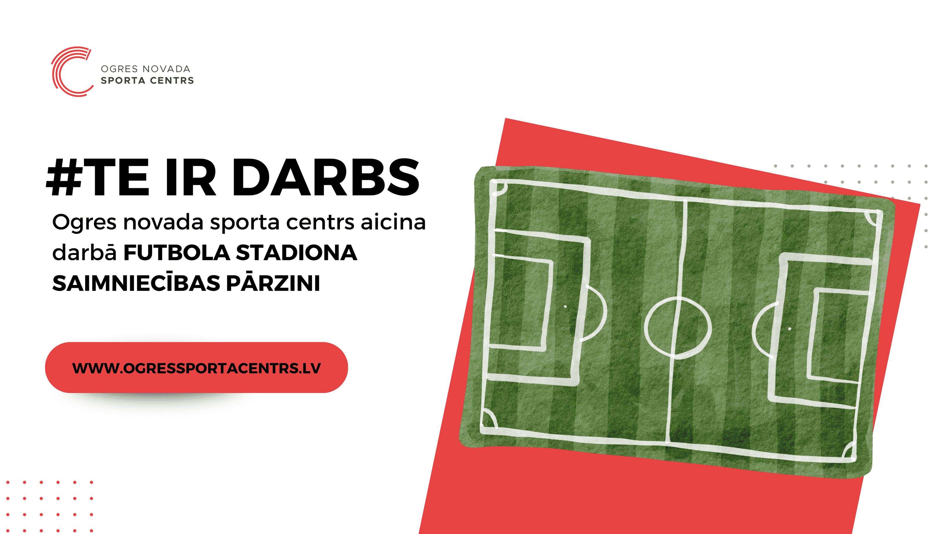 ONSC aicina darbā Futbola stadiona saimniecības pārzini 
