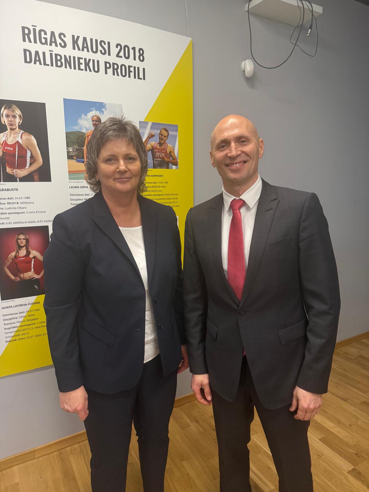 Ogres novada sporta centrs - piedalās Latvijas vieglatlētikas kongresā 2025