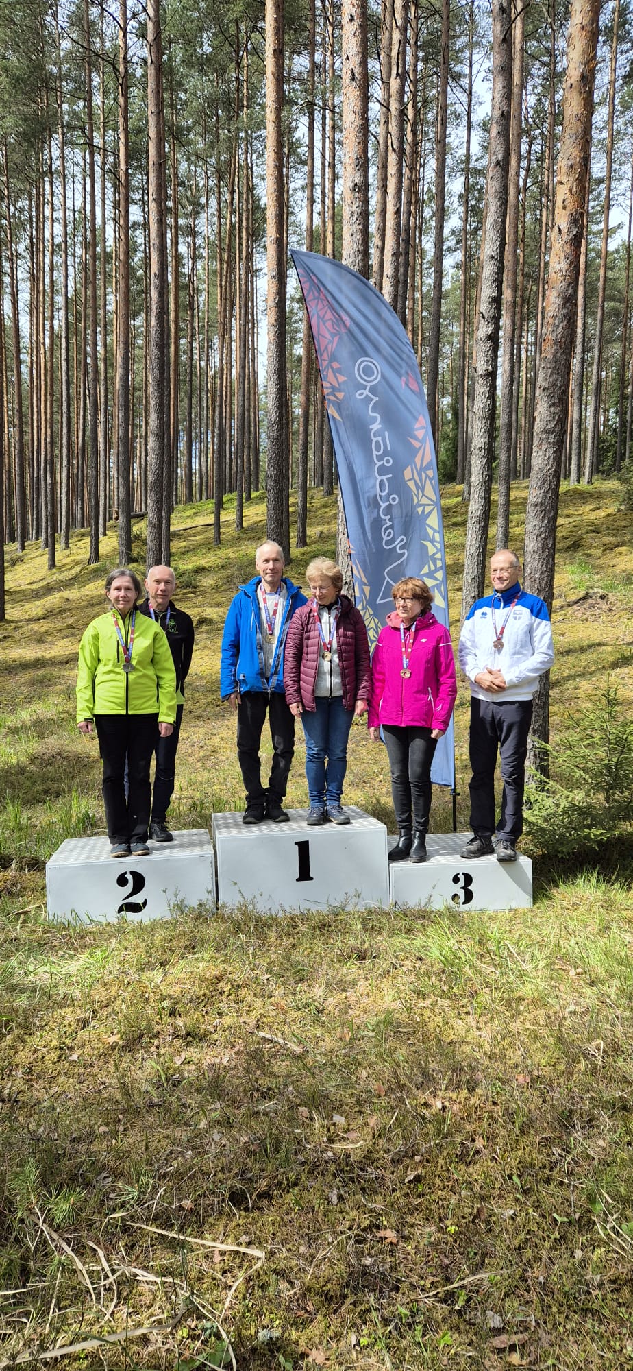 Ogres novada orientieristi piedalās LSVS 62. sporta spēlēs Smiltenē