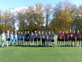 Ogres novada skolu sporta spēlēs futbolā triumfē Ikšķiles vidusskola