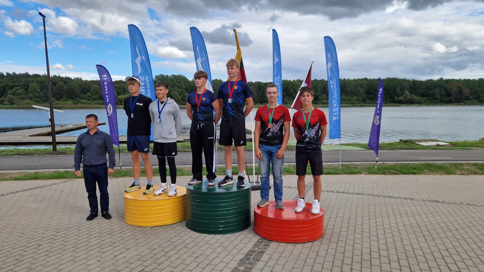 Ogres novada sporta centra smaiļotāji ar labiem rezultātiem startē Lietuvā
