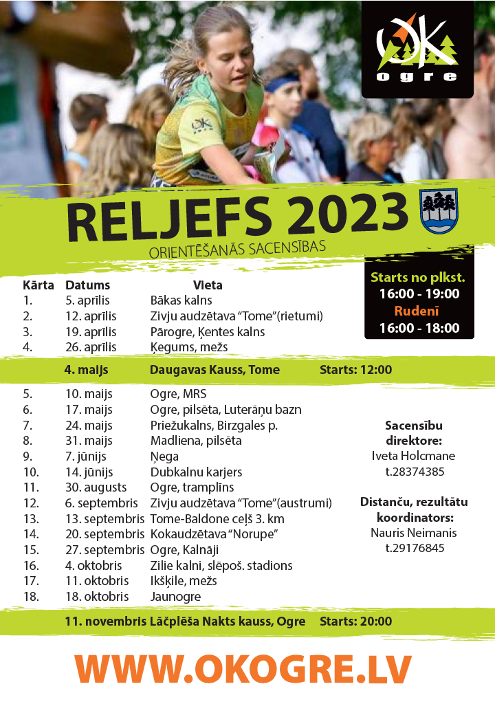 Orientēšanās seriāla "Reljefs 2023" jaunā sezona ir klāt!