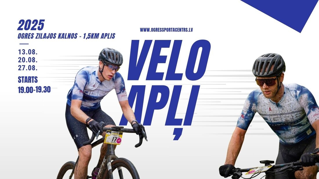 Velo apļi Ogres Zilajos kalnos 2025